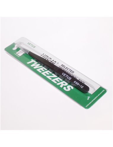 Pinza Recta p/Pestañas HRC 40º