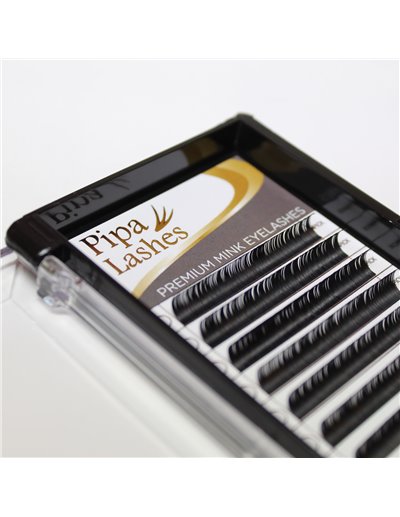 Pipa Lashes 0,18 mm. D Curl